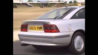 Old Top Gear 1990  Vauxhall Calibra Coupé [upl. by Bandur]