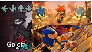 Discharge fnf X fist bump Sonic forces [upl. by Julissa32]