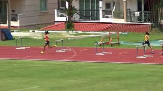 NSG 2018 B Div Girls 400m Hurdles Heat 3 [upl. by Knowle]