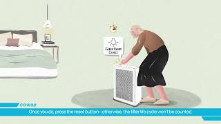 Tips How to manage the filters in Coway air purifier [upl. by Adnima]