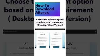 How to Download amp Install Alteryx  Quick and Easy Guide alteryx dataanalytics alteryxtutorial [upl. by Anaytat]