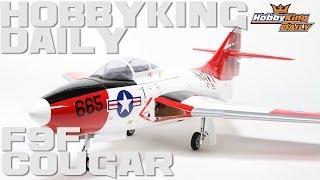 HobbyKing Daily  90mm F9F Cougar [upl. by Nohsid953]