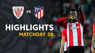 Highlights Athletic Club vs Atletico de Madrid 20 [upl. by Acinonrev]