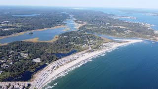 Narragansett Rhode Island 4K Drone Footage [upl. by Hammond]