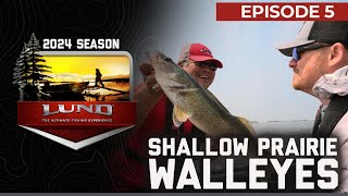 Fishing Bitter Lake for Shallow Prairie Walleyes  UFE S24 Ep 5  Lund Boats [upl. by Dloreh]