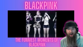 THE FUNNIEST MOMENTS OF BLACKPINK VIDEO REACTION [upl. by Torre566]