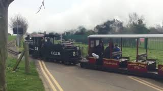 Cleethorpes Meridian Road Level Crossing Lincs Saturday 07042018 [upl. by Pendergast]