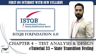 ISTQB FOUNDATION 40  Tutorial 33  State Transition Testing  Test Case Design Techniques  CTFL [upl. by Lidstone]