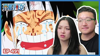 LUFFY 💔  One Piece Episode 491 Couples Reaction amp Discussion [upl. by Tjaden]