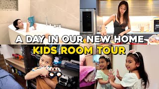 A DAY IN OUR NEW HOME  KIDS ROOM TOUR  ZEINAB HARAKE [upl. by Bartko]