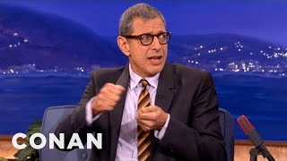 Jeff Goldblum Has Birthday Anxiety  CONAN on TBS [upl. by Alber]