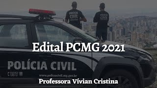 Edital Polícia Civil de Minas Gerais PCMG Direitos Humanos por Professora Vívian Cristina [upl. by Mattson]