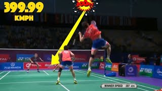 20 Fastest SMASHES in Badminton [upl. by Tirreg]