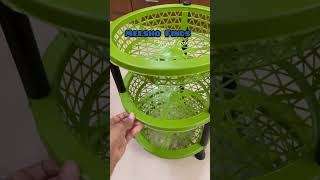 Veg Basket Stand unboxing review meesho meeshofinds 1million meeshoproduct basket good [upl. by Morice594]