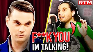 BRAINWASHED Lib CURSES As Ben Shapiro STOMPS Him GETS BOOED OFF [upl. by Oilalue872]