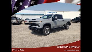 SOLD 2024 Chevy Silverado 2500 Custom – Looking Sharp in Slate Gray – with Kent Otott [upl. by Donohue848]