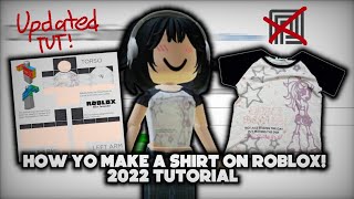 How to MAKE and UPLOAD a shirt on ROBLOX Tutorial  FULL GUIDE [upl. by Nueoht]