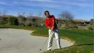 Golf Shot How To Hit From An Uphill Lie [upl. by Ecnarwal]