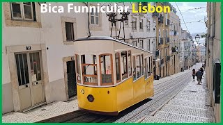 Lisbon Buca Funicular Full Route Interior and Exterior Views [upl. by Verile]