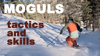 Mogul skiing tactics pole plants edging rotary teaching focus points [upl. by Eibba]