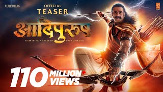 Adipurush Official Teaser Hindi  Prabhas  Saif Ali Khan  Kriti Sanon  Om Raut  Bhushan Kumar [upl. by Akinimod]