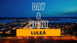 DAY amp NIGHT LULEÅ 4K DJI MINI 3 PRO DRONE FOOTAGE SWEDEN [upl. by Hussein]