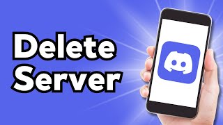 How to Delete a Discord Server 2024 [upl. by Erickson]