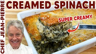 The Best Creamed Spinach Ive Ever Made  Chef JeanPierre [upl. by Elbart]