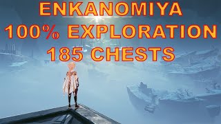 Enkanomiya 100 Exploration 185 All Chest Locations Genshin Impact [upl. by Akenor707]