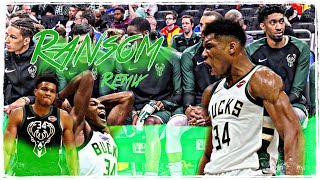 Giannis Antetokounmpo “ransom” clean remix [upl. by Atsirtal764]