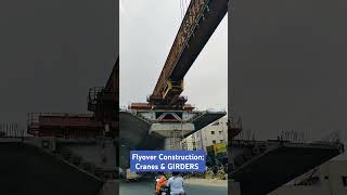 FLYOVER CONSTRUCTION PROCESS OF LIFTING PRECASTED BLOCKS USING GIRDERS amp CRANES  CIVIL ENGINEERING [upl. by Xonnel411]