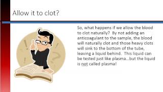 Phlebotomy Lesson 33 Serum and Plasma [upl. by Akirahs365]