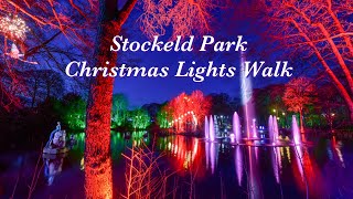 Stockeld Park Christmas lights walk [upl. by Elleynad]