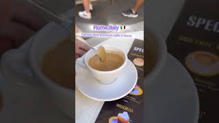 Famous caffe in Rome Sant’Eustachio 🇮🇹👍💯rome italy [upl. by Petite]