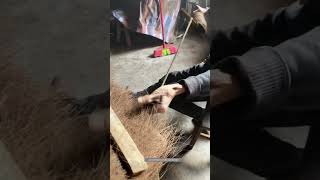 Amazing Traditional Technique To Make Coir Ropes [upl. by Eisac]