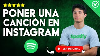 ¿Cómo poner una CANCIÓN de SPOTIFY en INSTAGRAM  🎶 Disfruta de Spotify en Instagram 🎶 [upl. by Lehacim]