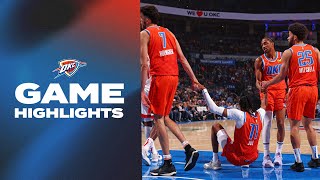 OKC Thunder vs Houston Rockets  Game Highlights  November 8 2024 [upl. by Nedyaj]