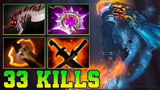 33 Kills Phantom Assassin  Phantom Assassin Dota 2 Safelane Guide Pro Gameplay 737 [upl. by Nylla]