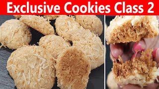 Exclusive Cookies Class 2  Secret Coconut Cookies Manisha Bharani Kitchen [upl. by Bannister]