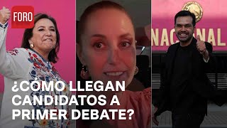 Primer debate presidencial ¿Cómo llegan los candidatos  Agenda Pública [upl. by Devol]