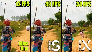 PALWORLD Xbox One vs Series S vs Series X Comparison  Graphics Loading FPS [upl. by Remas]