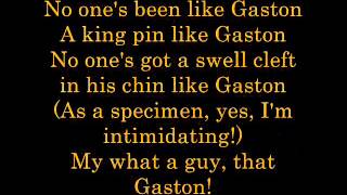 Gaston lyrics [upl. by Roter]