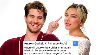 Andrew Garfield amp Florence Pugh Answer The Webs Most Searched Questions  WIRED [upl. by Far]