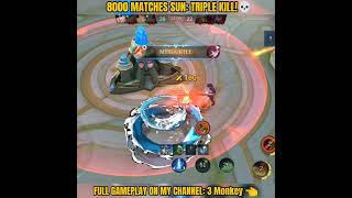 8000 MATCHES SUN TRIPLE KILL MLBB🔥 mlbbshorts mlbbhighlights mlbbcreatorcamp mlbb shorts [upl. by Anoyk]