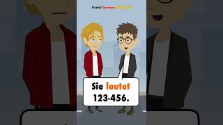 Learn German What is your phone number [upl. by Naesed]