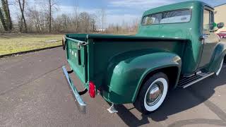 1956 Ford F100 Walk around and Engine running [upl. by Gaw]