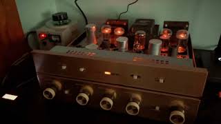 Tube Amplifier Restoration Bogen DB230A 6AV5 Version Results  Multiple Songs [upl. by Tobiah]