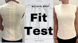 HOW TO SEW A BASIC BODICE BLOCK  Natalie Bray  Fit Test [upl. by Iv]