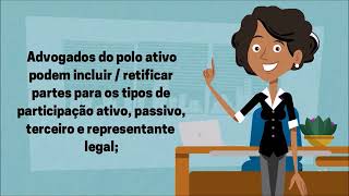 Orientações sobre complemento de peticões eletrônicas [upl. by Sorgalim]