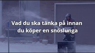 Snöslunga bäst i test 2024 Köpguide [upl. by Triplett]